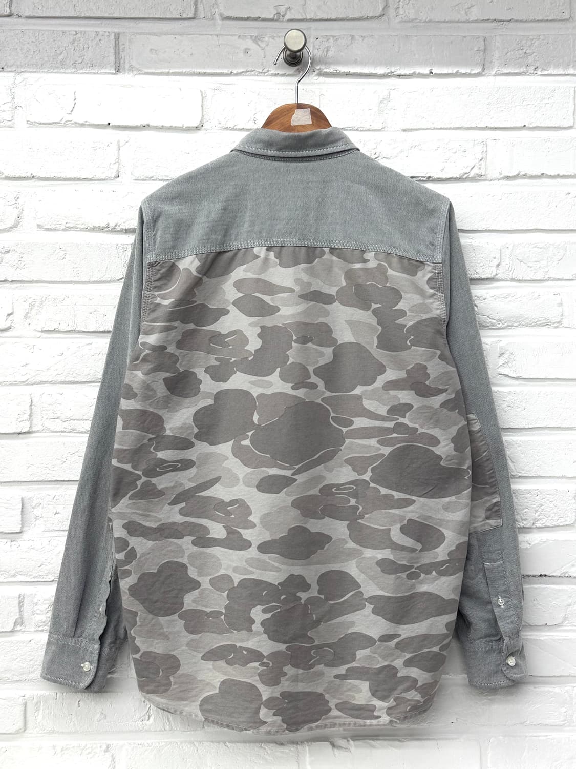 칼하트 그레이 카모 슬림핏 셔츠 상품이미지5