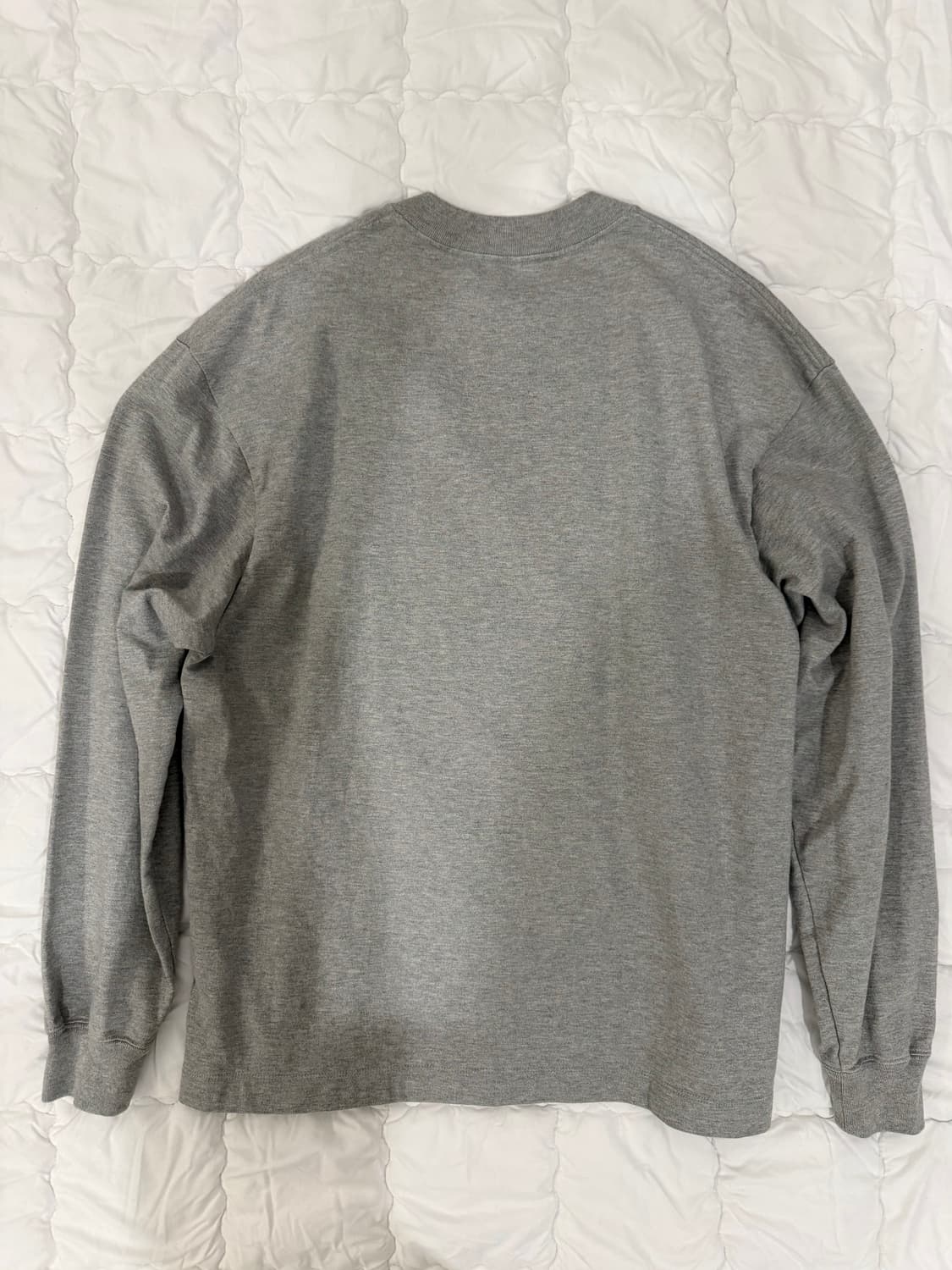 캡틴선샤인 수빈수피마 롱슬리브 티셔츠x3 화이트, 그레이, 블랙 상품이미지4