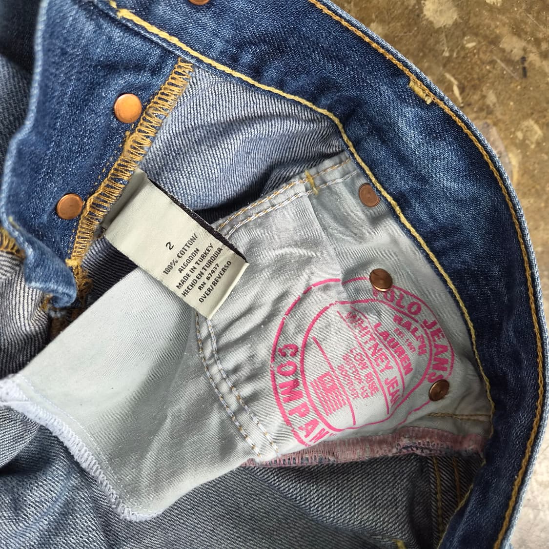 2) 폴로 진스 세미 부츠컷 청바지 폴로랄프로렌 데님 팬츠 상품이미지6