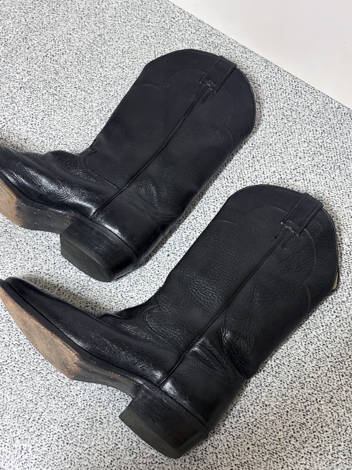 80s 빈티지 저스틴 7333 웨스턴 부츠 Made in USA 상품이미지5