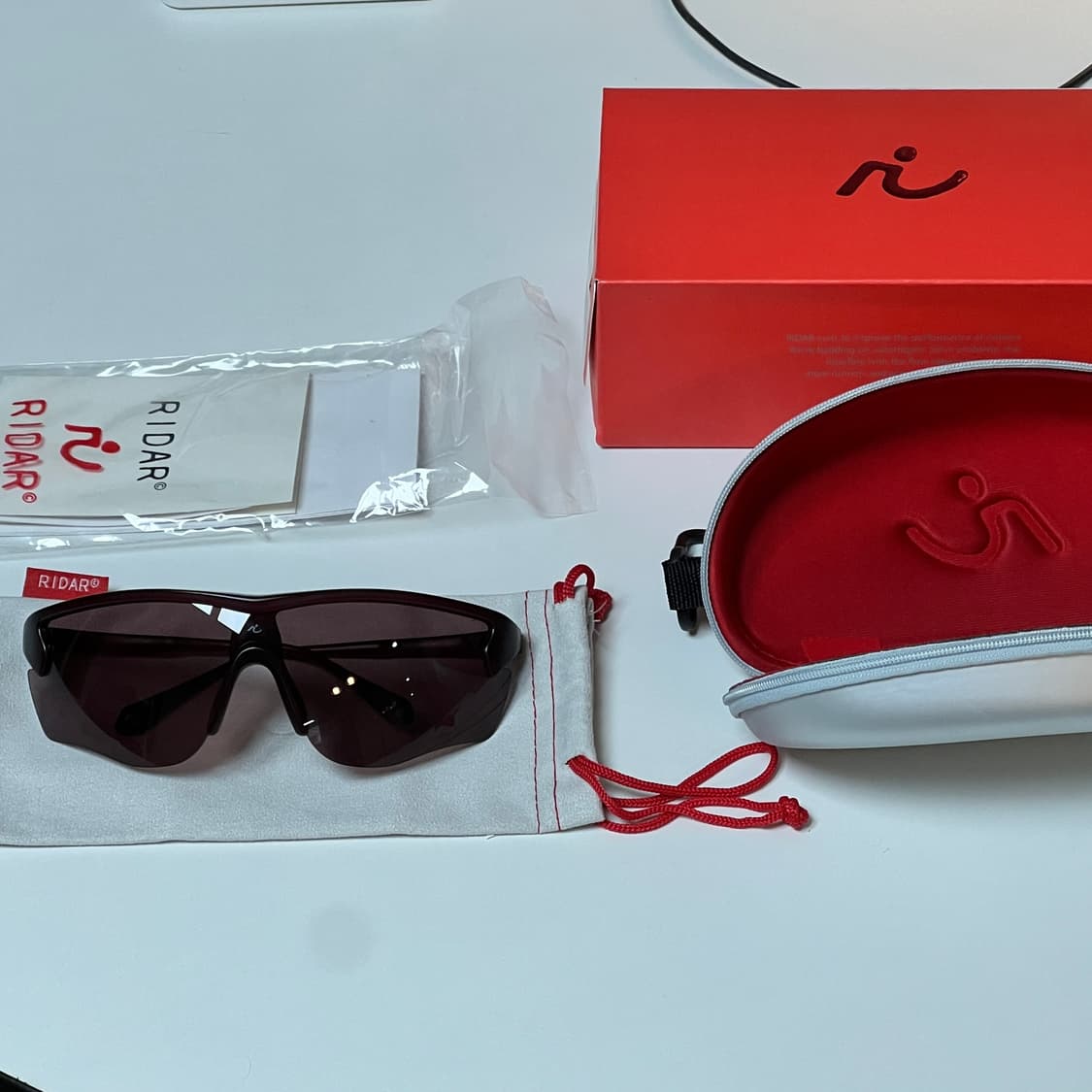 라이다 RIDAR Maintain 선글라스 (올 레드 컬러) 상품이미지3