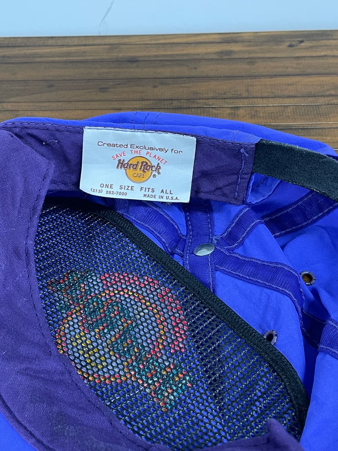 90s Hard Rock Cafe Nylon Cap Made in USA 상품이미지5