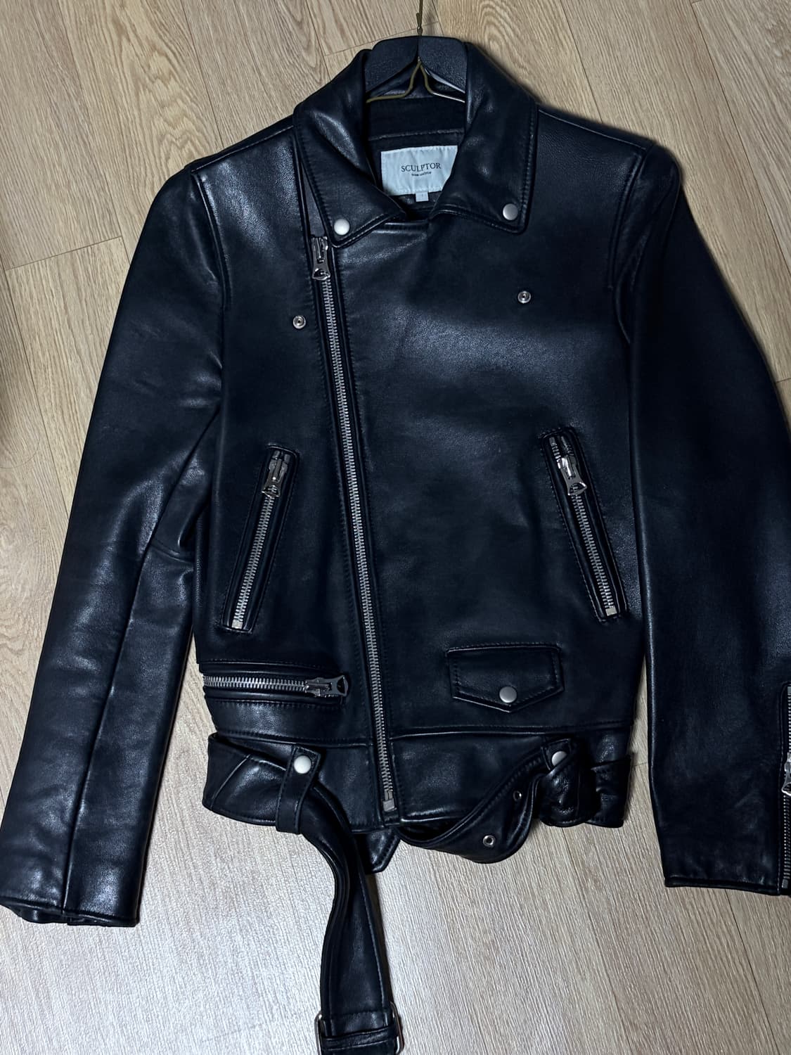 스컬프터 양가죽 레더 라이더 자켓 1 상품이미지1
