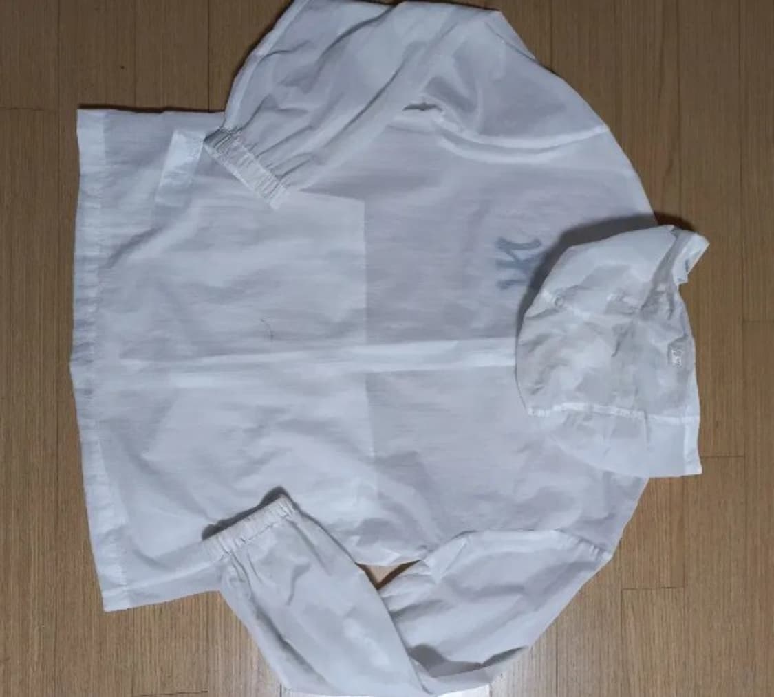 MLB키즈화이트홑겹점퍼165 상품이미지5