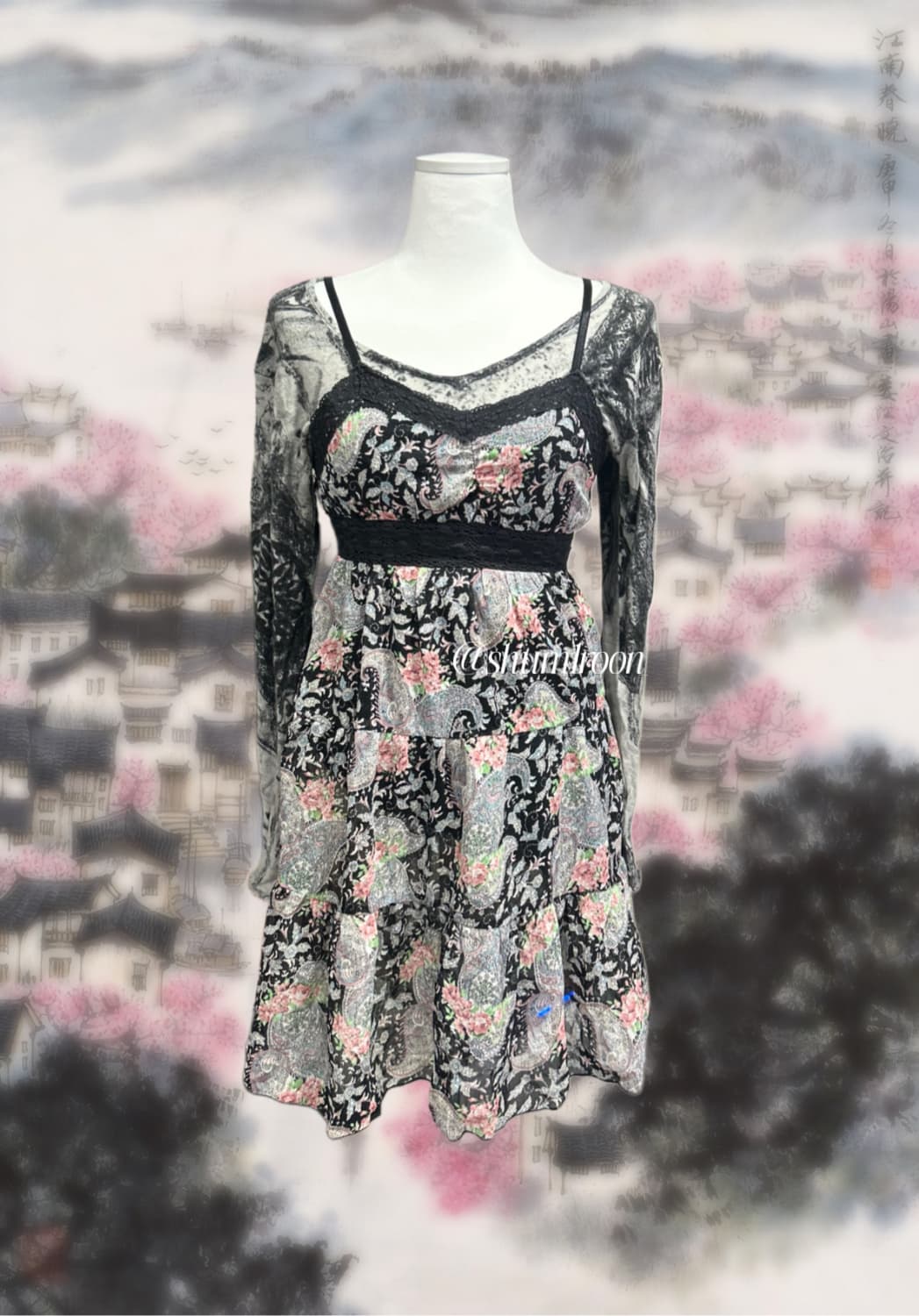 [셋업] 오리엔탈 일본 빈티지&아디다스 큐빅 갸루져지 상품이미지3