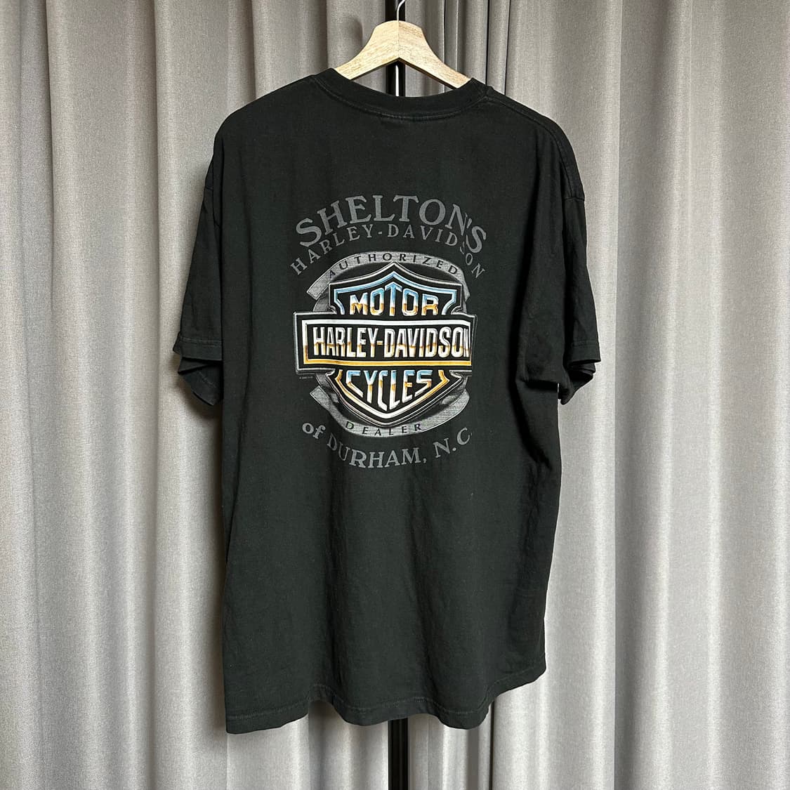 빈티지 00s 할리데이비슨 스컬 티셔츠 상품이미지2