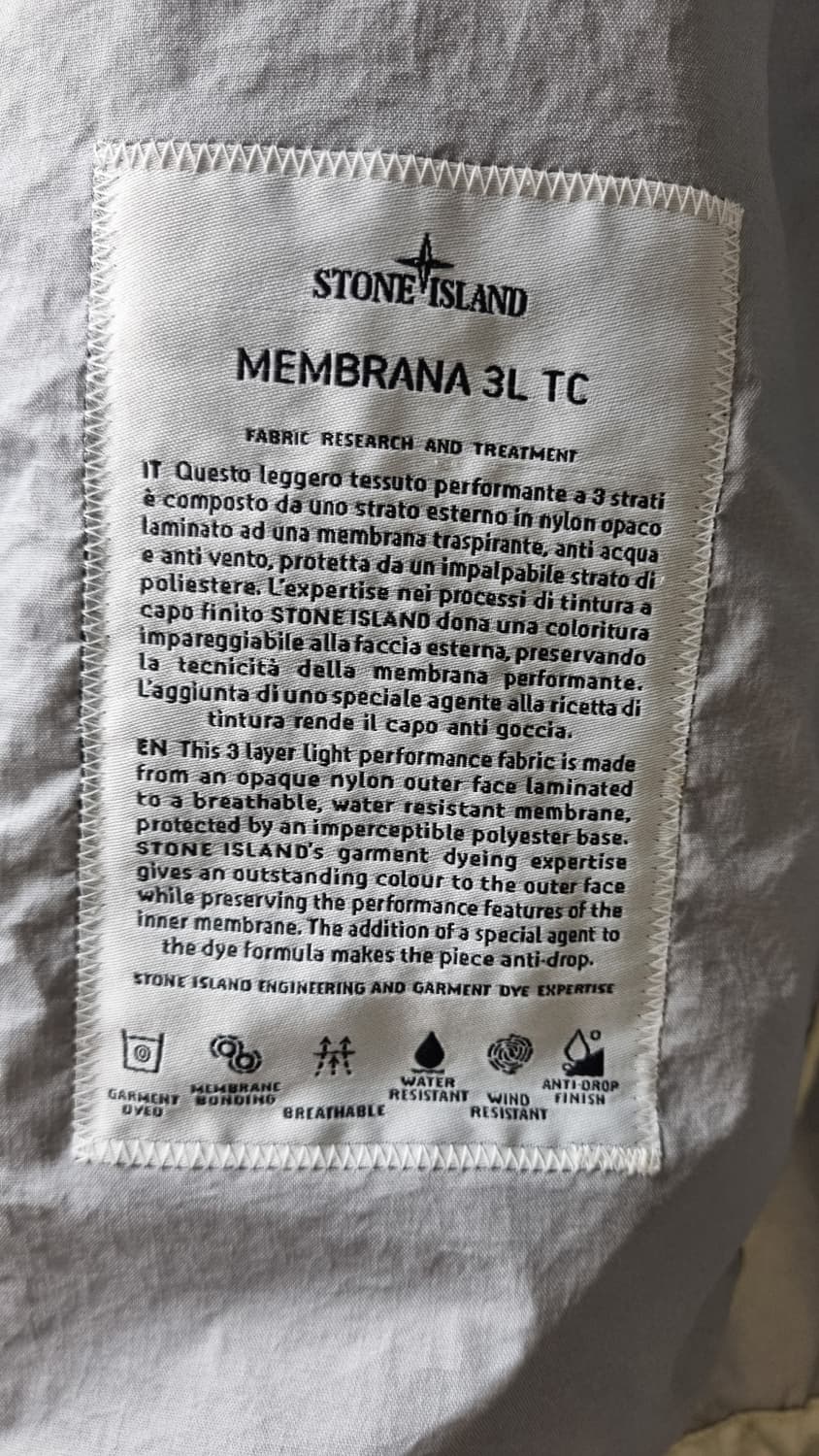 스톤아일랜드 멤브라나 3L 자켓 XXL 상품이미지8