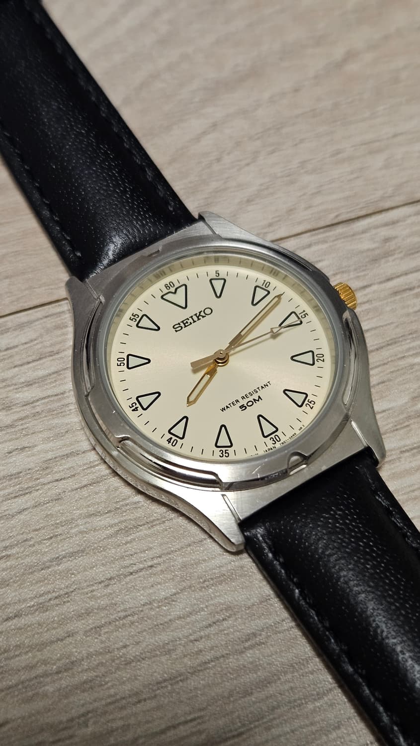 빈티지 세이코 가죽 시계 상품이미지1