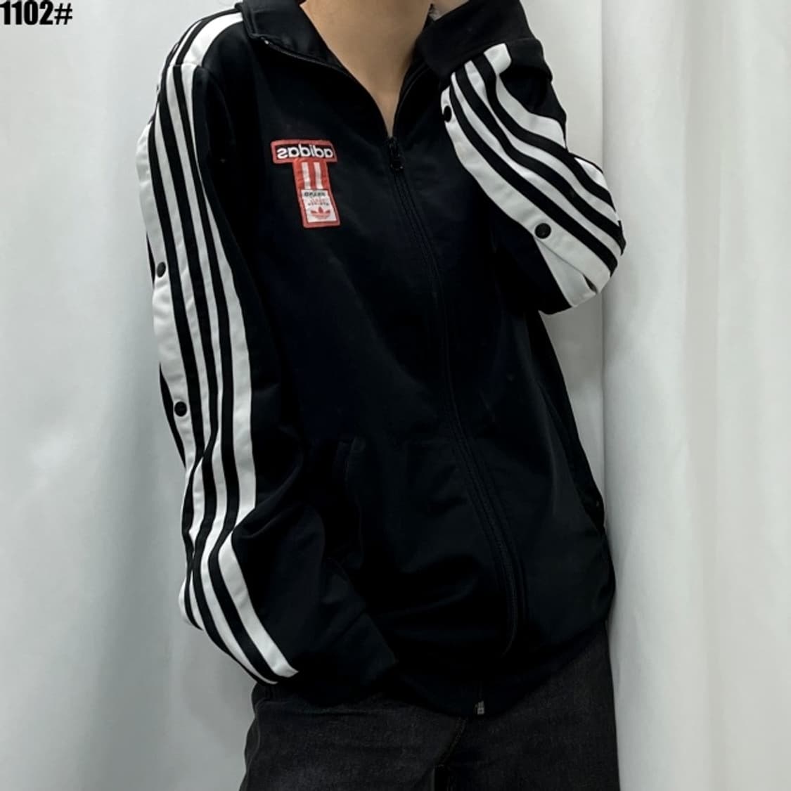 아디다스 사이드버튼 져지집업 상품이미지3