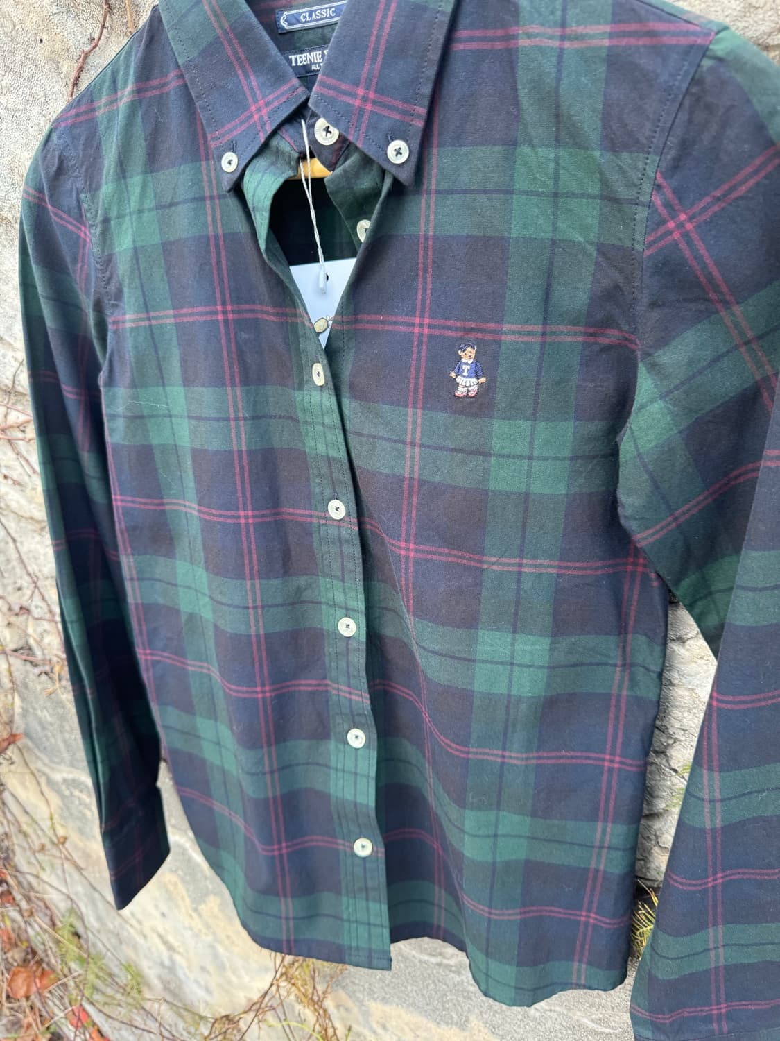 티니위니 베어 체크 셔츠 상품이미지3