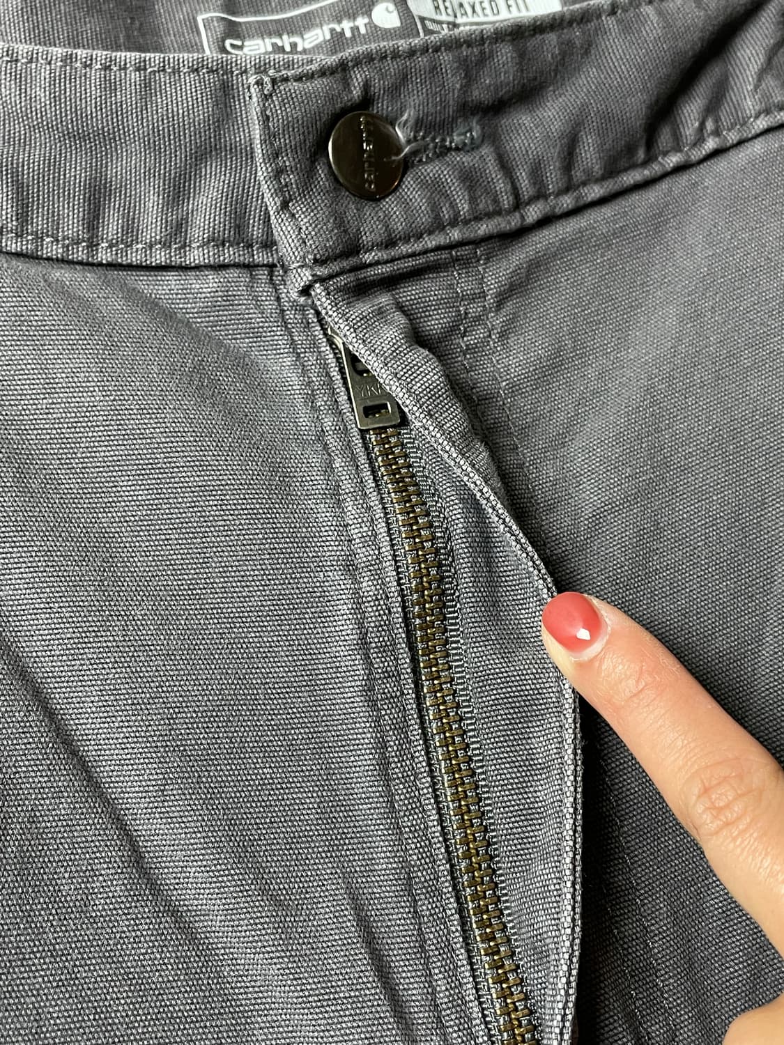 CARHARTT 칼하트 빈티지 그레이 반바지 상품이미지3