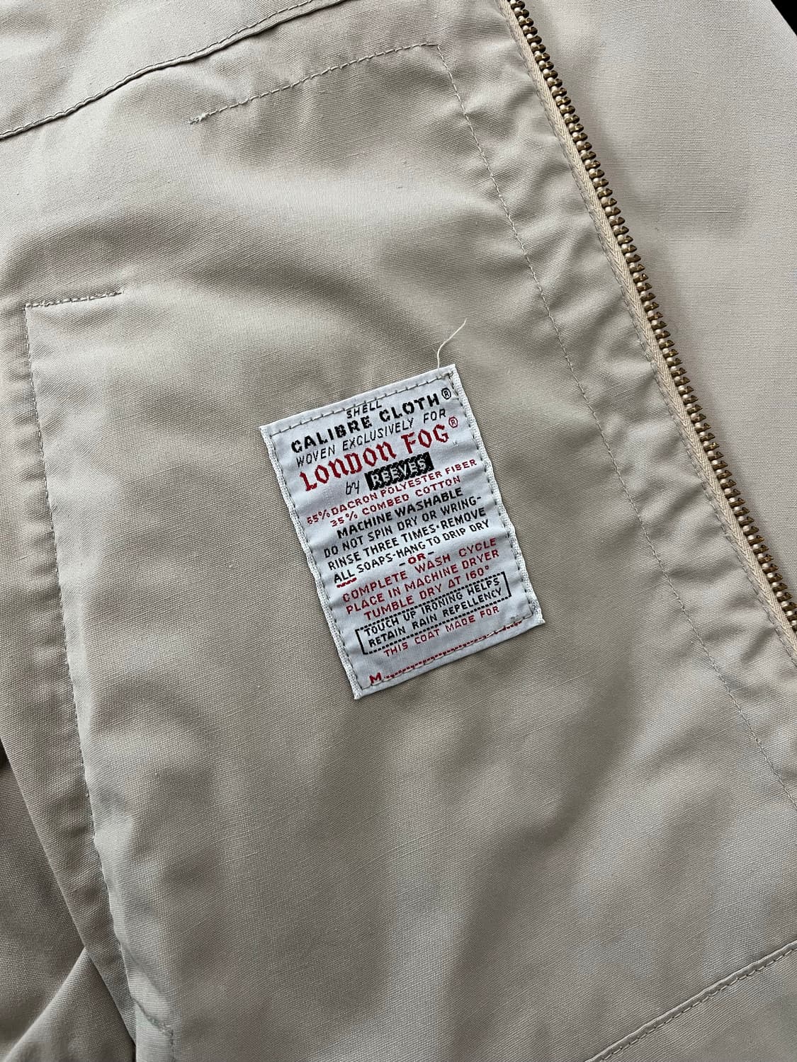 60s 빈티지 런던포그 헤링턴 자켓 스윙탑 블루종 상품이미지9