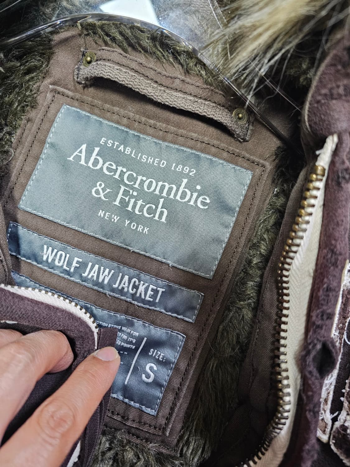 아베크롬비후드집업울프죠 상품이미지4