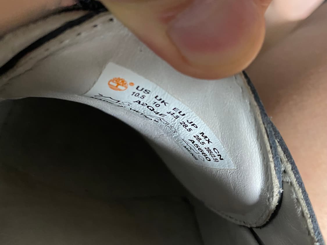 에임레온도르 팀버랜드 보트슈즈 블랙 10.5(285) 팝니다 상품이미지6