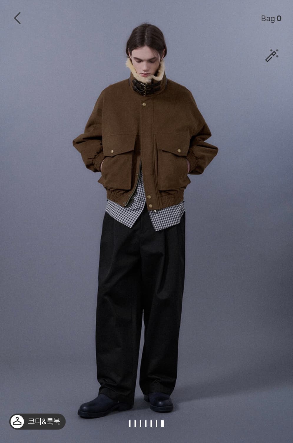 시스템옴므 투턱 버클 스트랩 캐주얼 핏 팬츠 82 상품이미지1