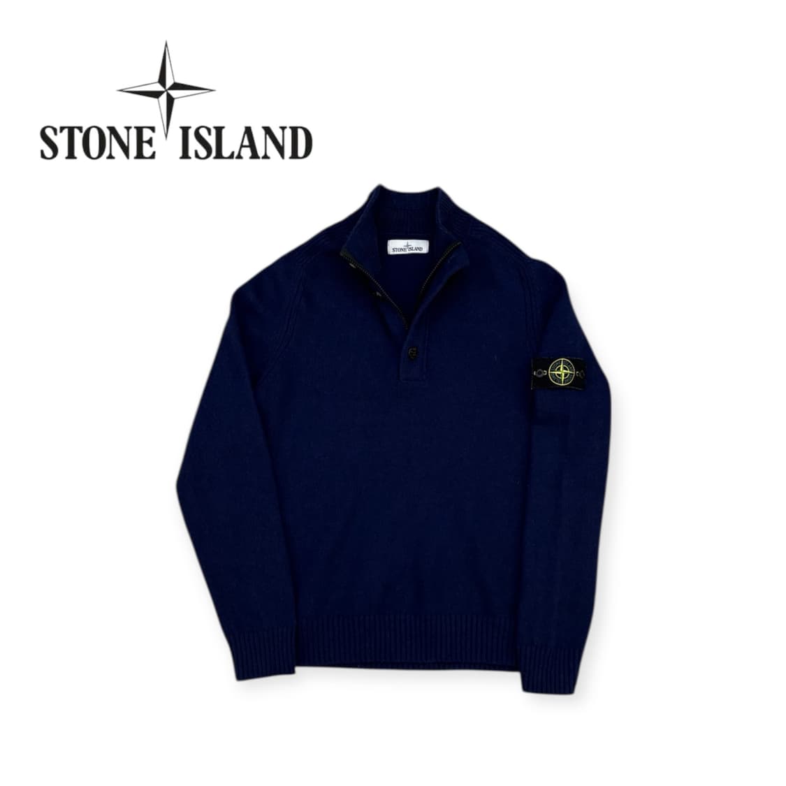 스톤아일랜드 하프집 니트 상품이미지1