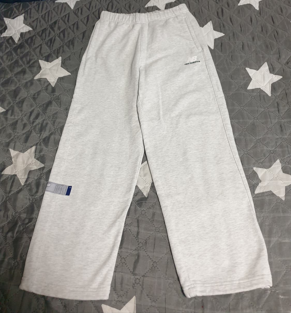 뉴발란스 스트릿 코트 스트레이트핏 스웨트 팬츠 멜란지 (XS) 상품이미지1