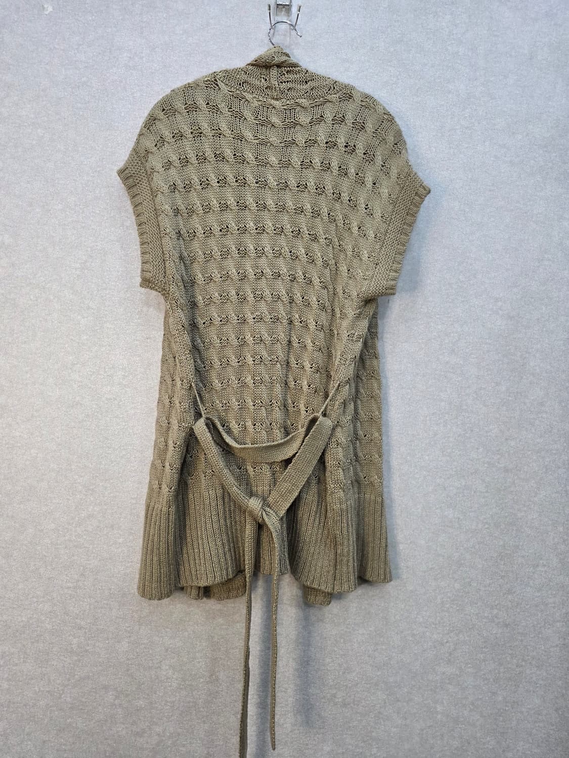 ZARA KNIT 케이블 롱 니트 베스트 가디건 상품이미지6