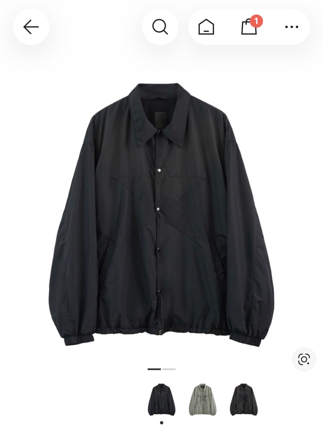 [3] 폴리테루 1011 스타코치 자켓 1.2 유즈드 잉크 24ss 상품이미지1