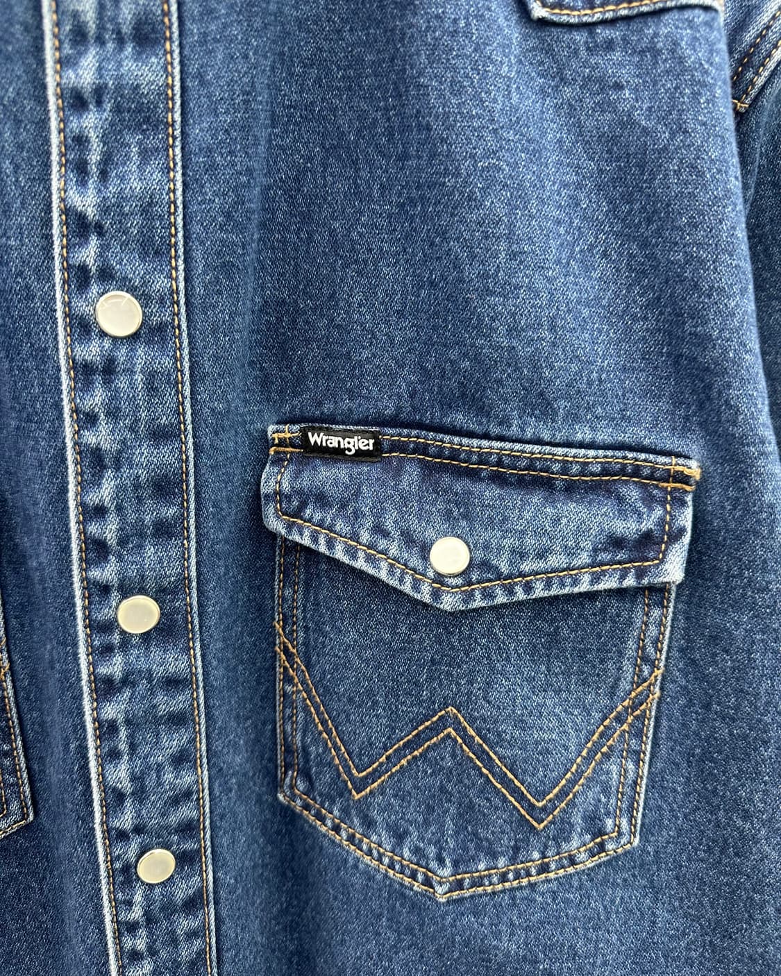 (WOMEN)WRANGLER 세미 크롭셔츠-M2427 상품이미지3