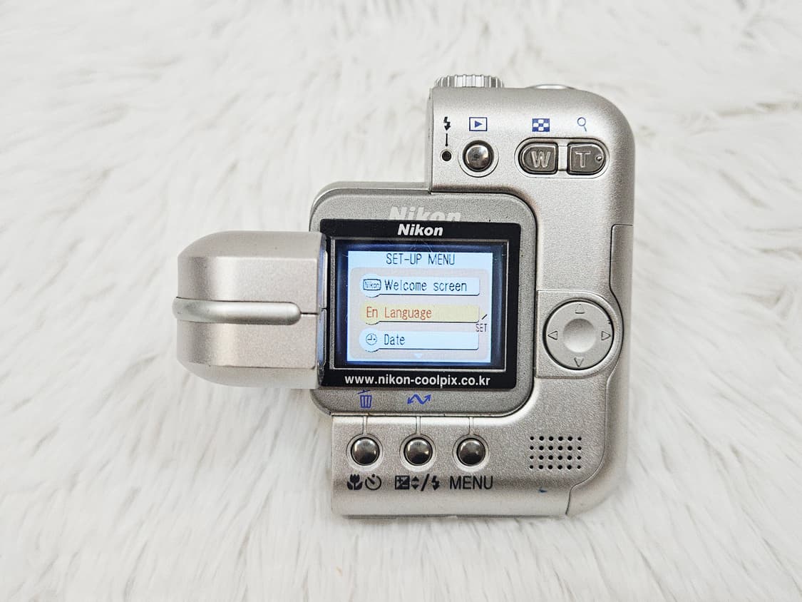 [B급] 니콘 Coolpix SQ 회전형 빈티지 디카, 디지털카메라 판매 상품이미지7