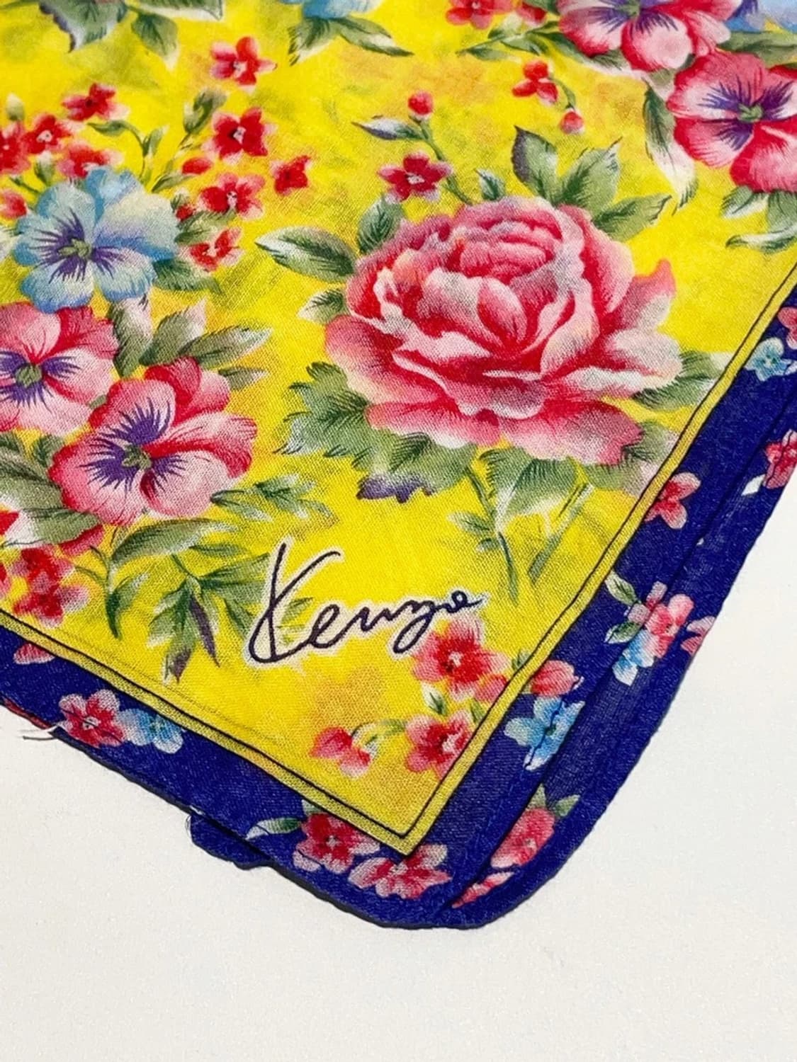 겐조 00's 재팬 레트로 쁘띠 손수건 A1470 상품이미지3