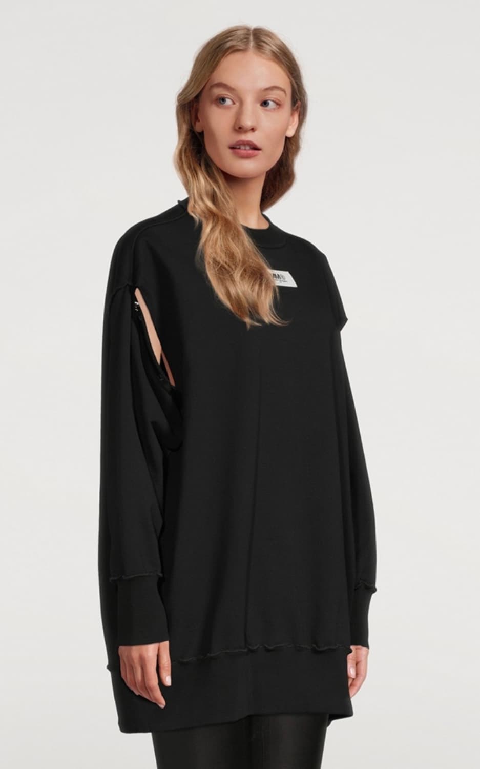 [21FW] MM6 메종 마르지엘라 리버스 인사이드 아웃 맨투맨 (S) 상품이미지4