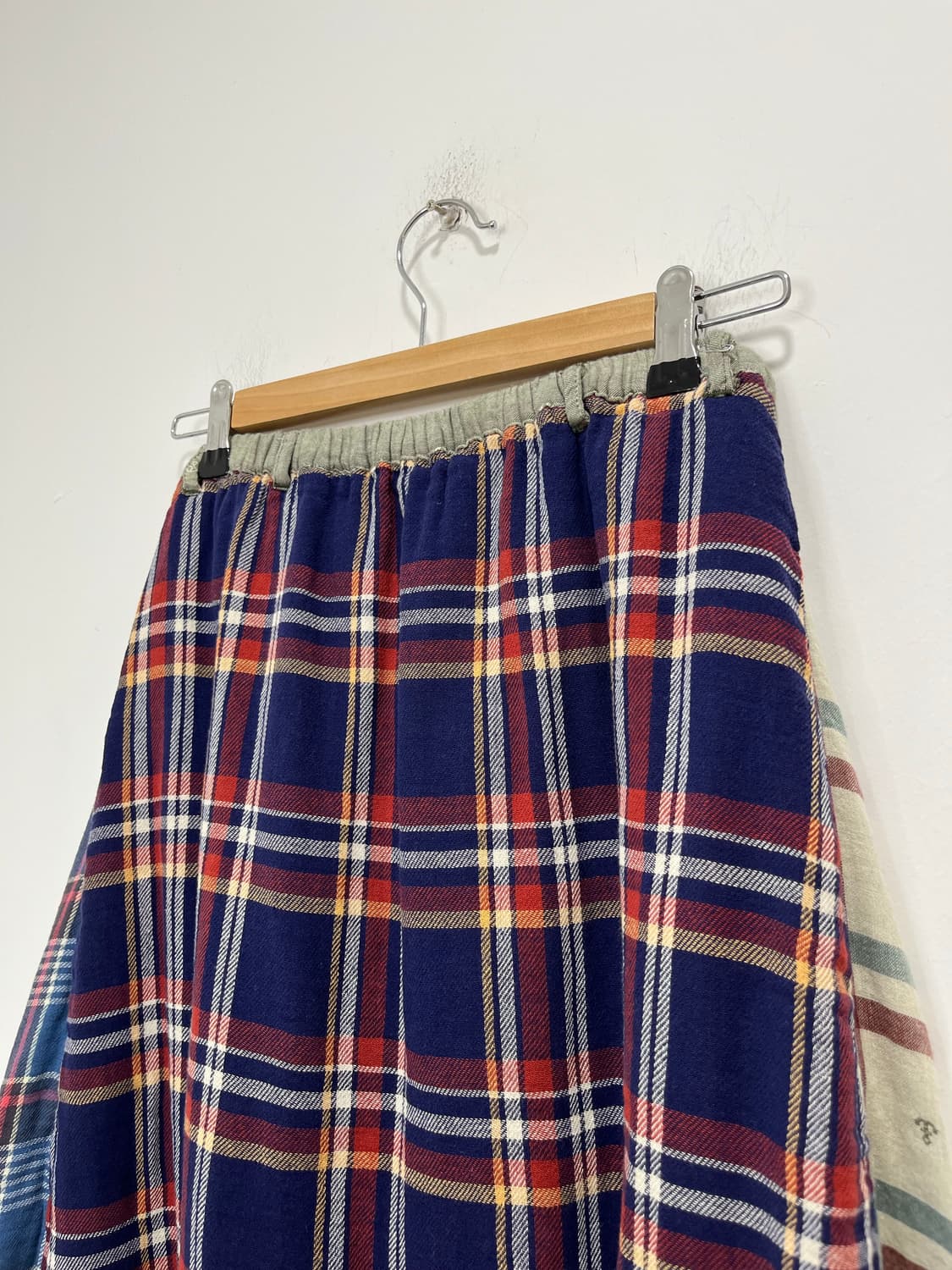 일본 빈티지 모리걸 바선생 패치워크 레이어드  롱스커트  상품이미지8