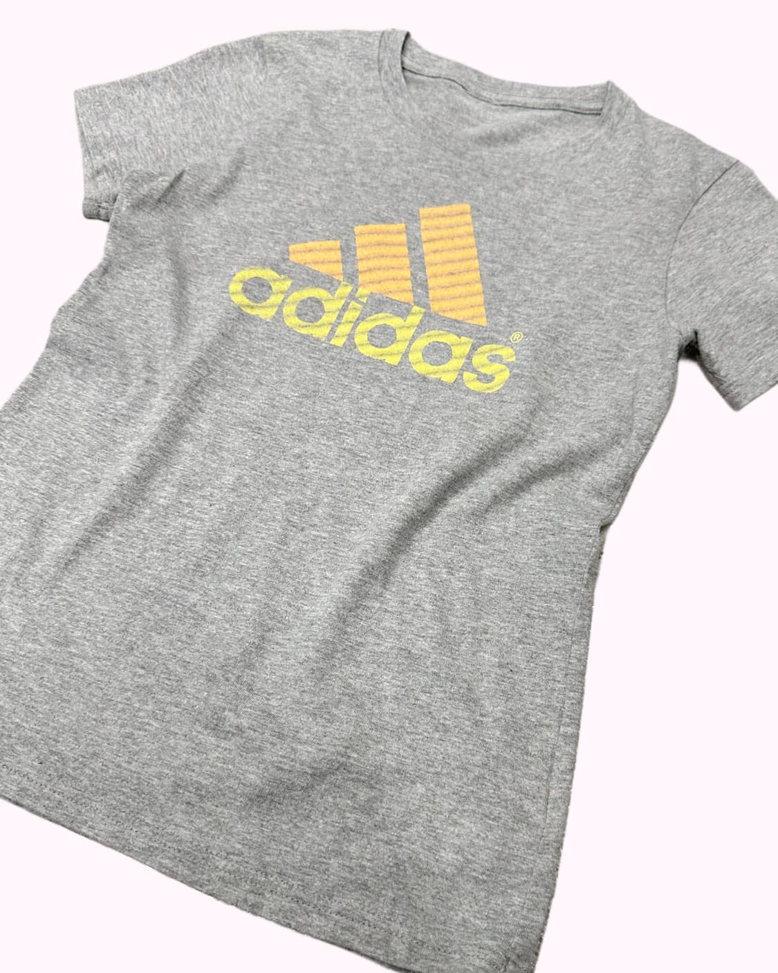 yellow logo grey t-shirt 상품이미지3