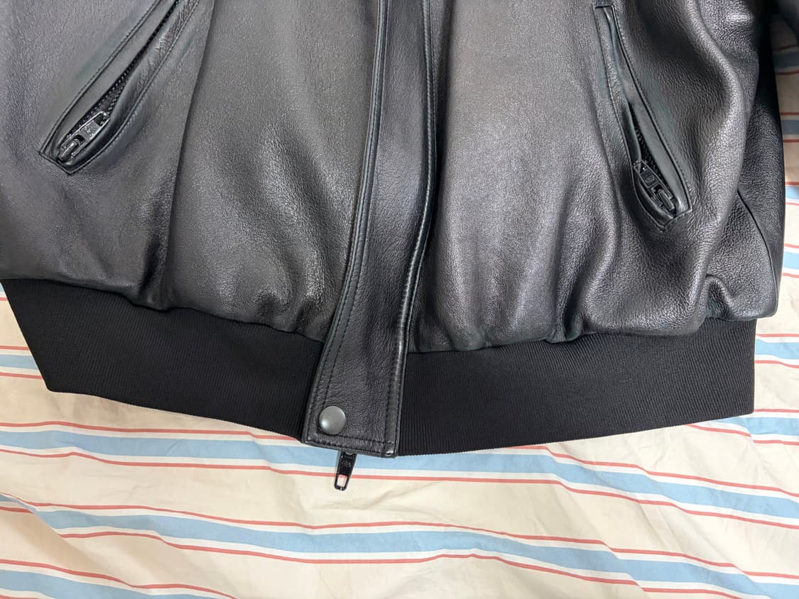 발렌시아가 21FW 스포티 비 택시 레더 블루종 봄버 자켓 유니핏 극초판 상품이미지7