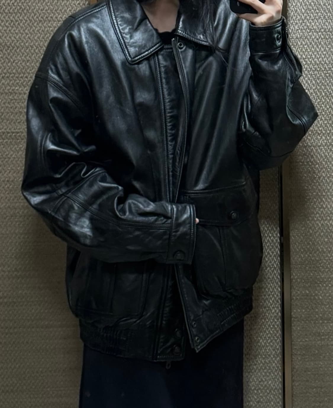 빈티지 가죽자켓 상품이미지1