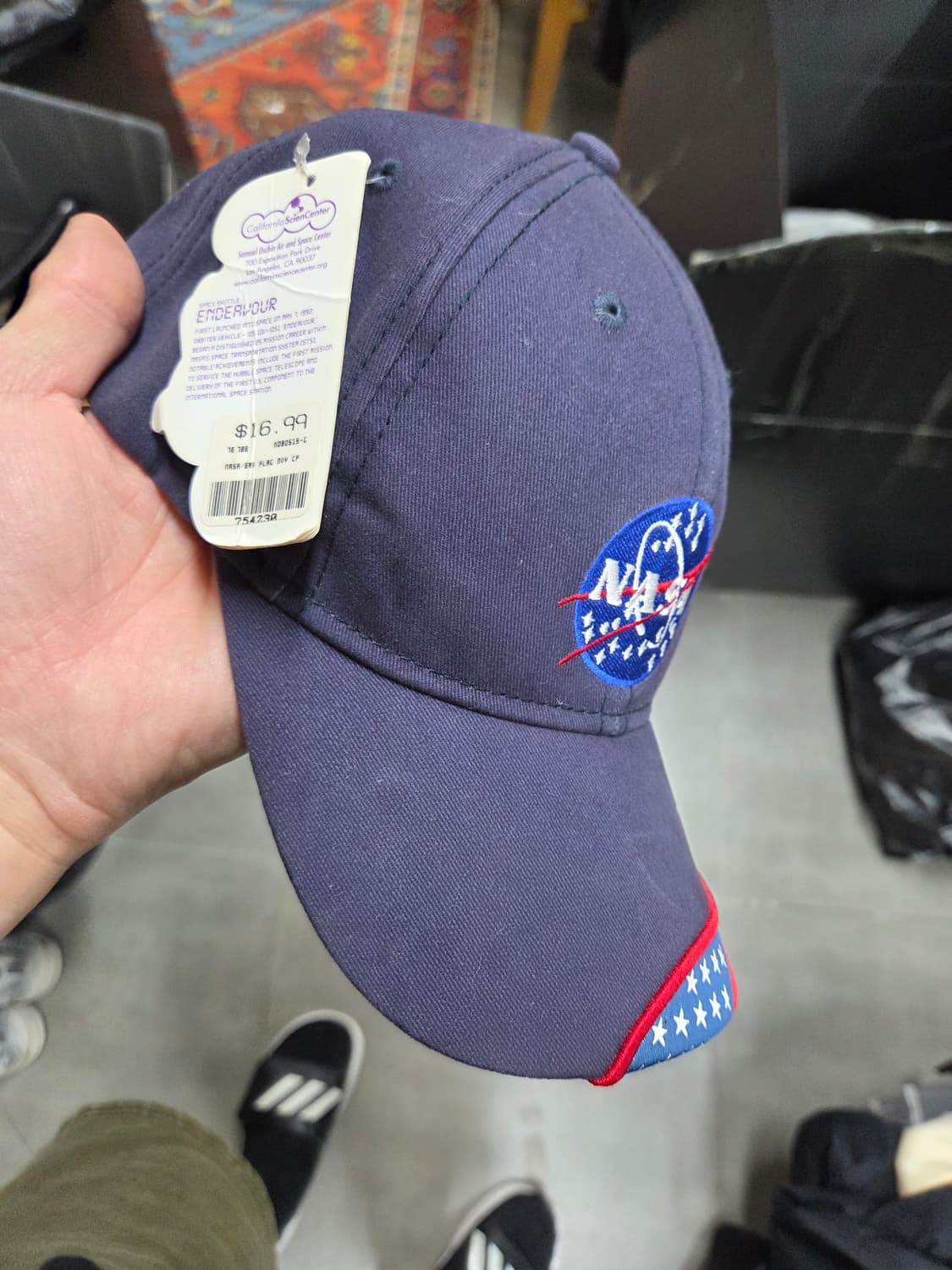 나사 빈티지 성조기 볼캡 모자 프리  상품이미지6