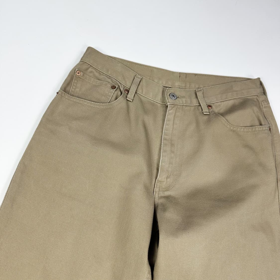 리바이스 533 오리지널 재팬 베이지 데님팬츠 (30인치) 상품이미지4