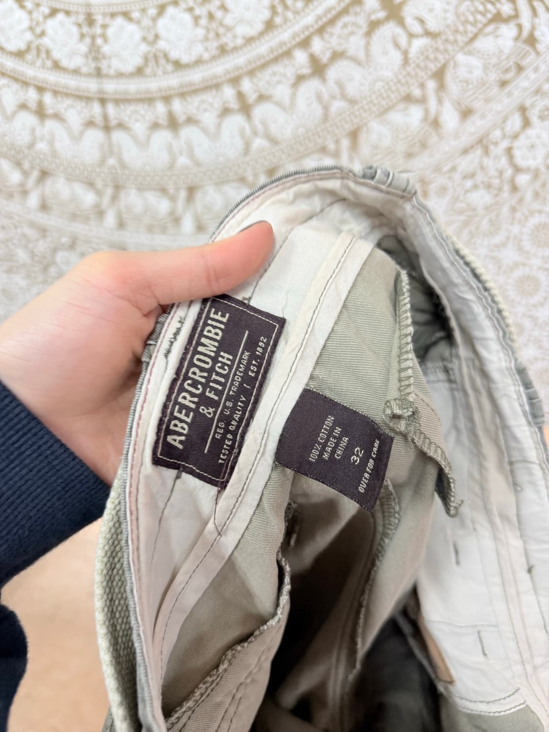 아베크롬비 빈티지 벨티드 카모 카고 반바지 (Z1012) 상품이미지6