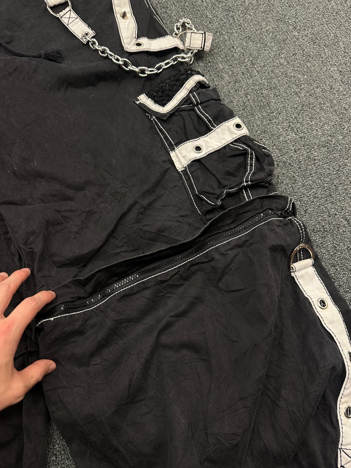 XL) TRIPP NYC 와이드 체인 팬츠 상품이미지5