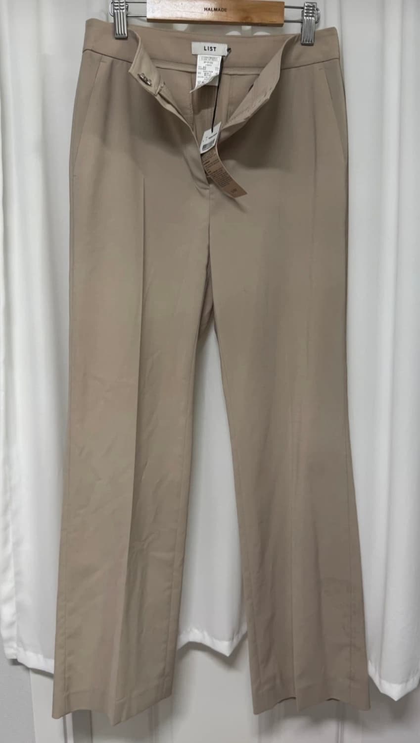 [새상품] LIST 베이지 슬랙스 상품이미지4