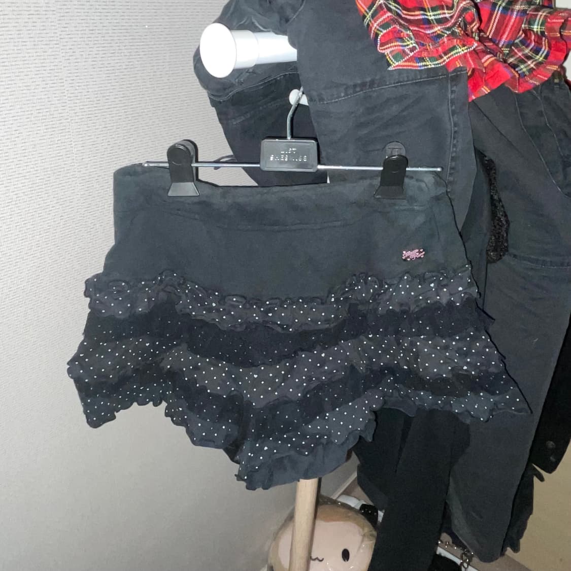 메조피아노 빈티지 도트 큐롯 스커트 치마바지 상품이미지1