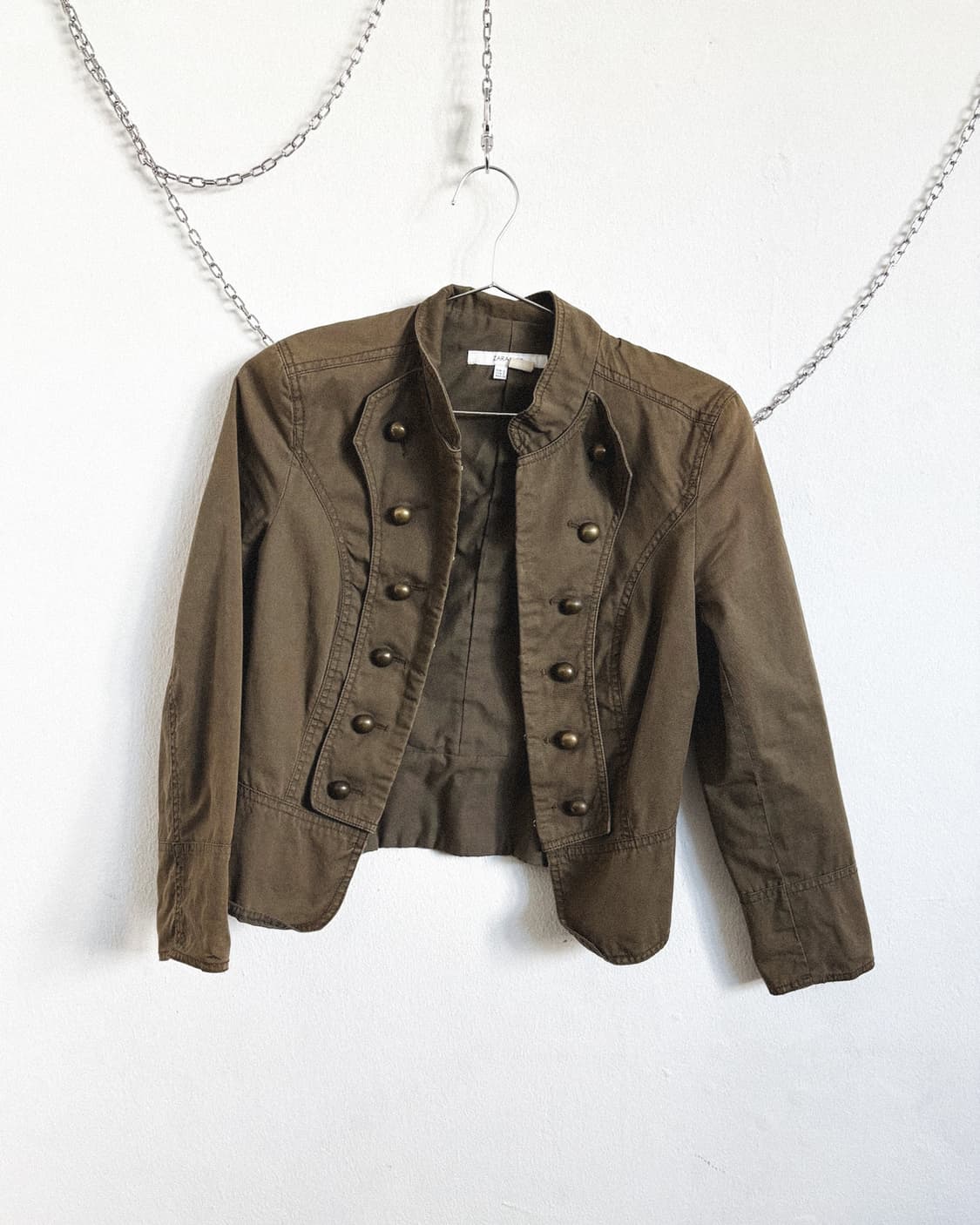 올드 자라 빈티지 나폴레옹 크롭컷 자켓 상품이미지5
