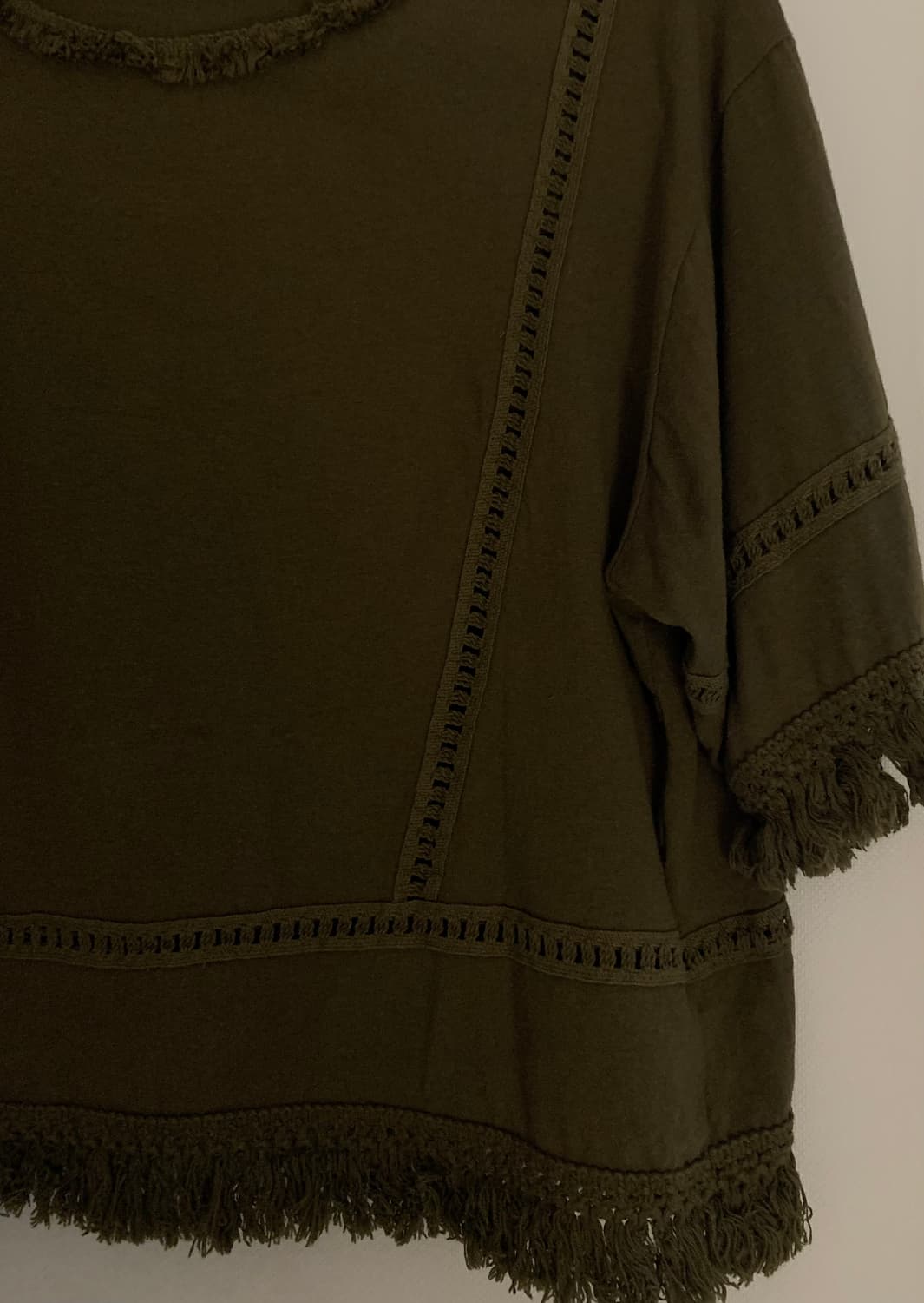 Vintage western karki half T-shirts 상품이미지5