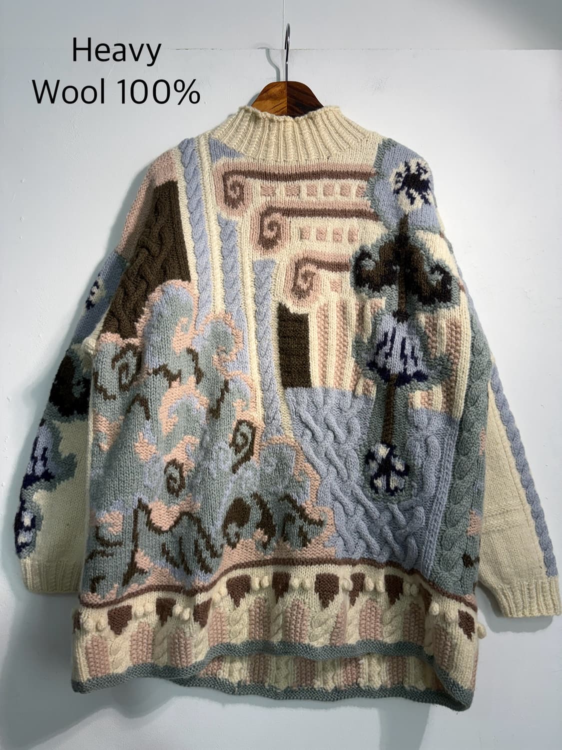 wool 100% 니트 F 울100% 상품이미지1