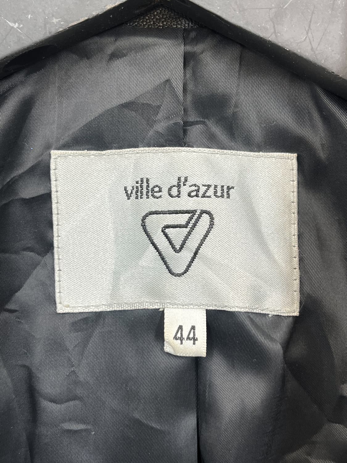 Ville D‘azur 90’s 플로랄 비즈 레더 자켓 상품이미지7