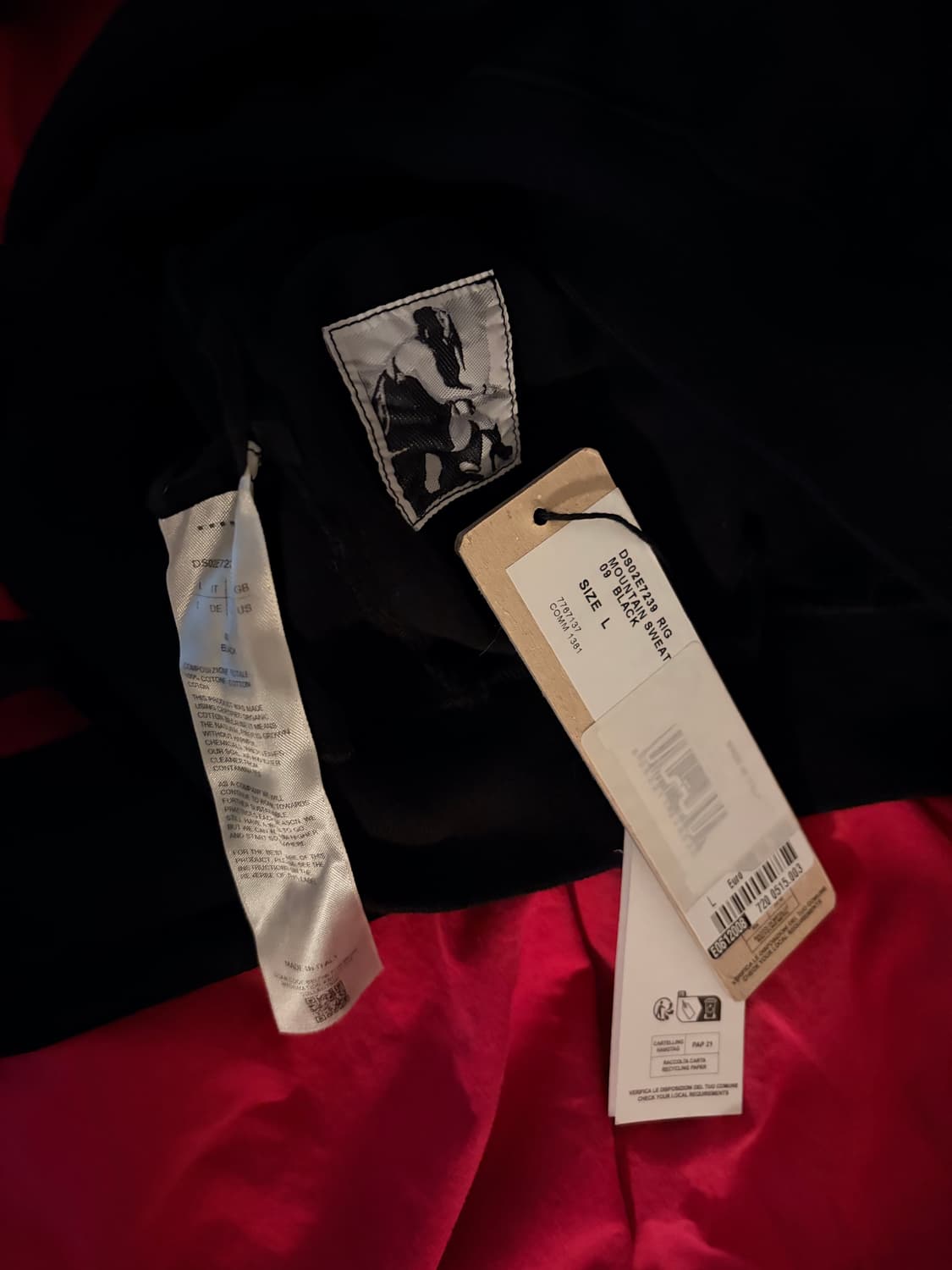 릭오웬스 다크쉐도우 사선 후드집업 상품이미지3