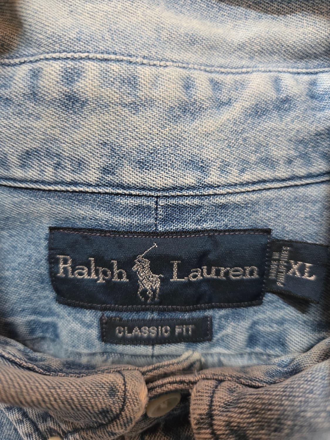 폴로 랄프로렌 데님 빅셔츠(XL사이즈) 상품이미지8