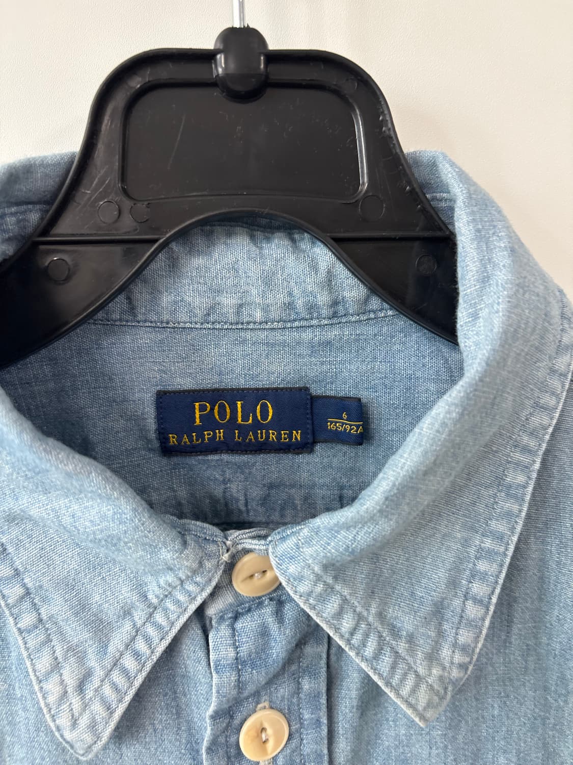 폴로 랄프로렌 데님 반팔 셔츠 상품이미지7