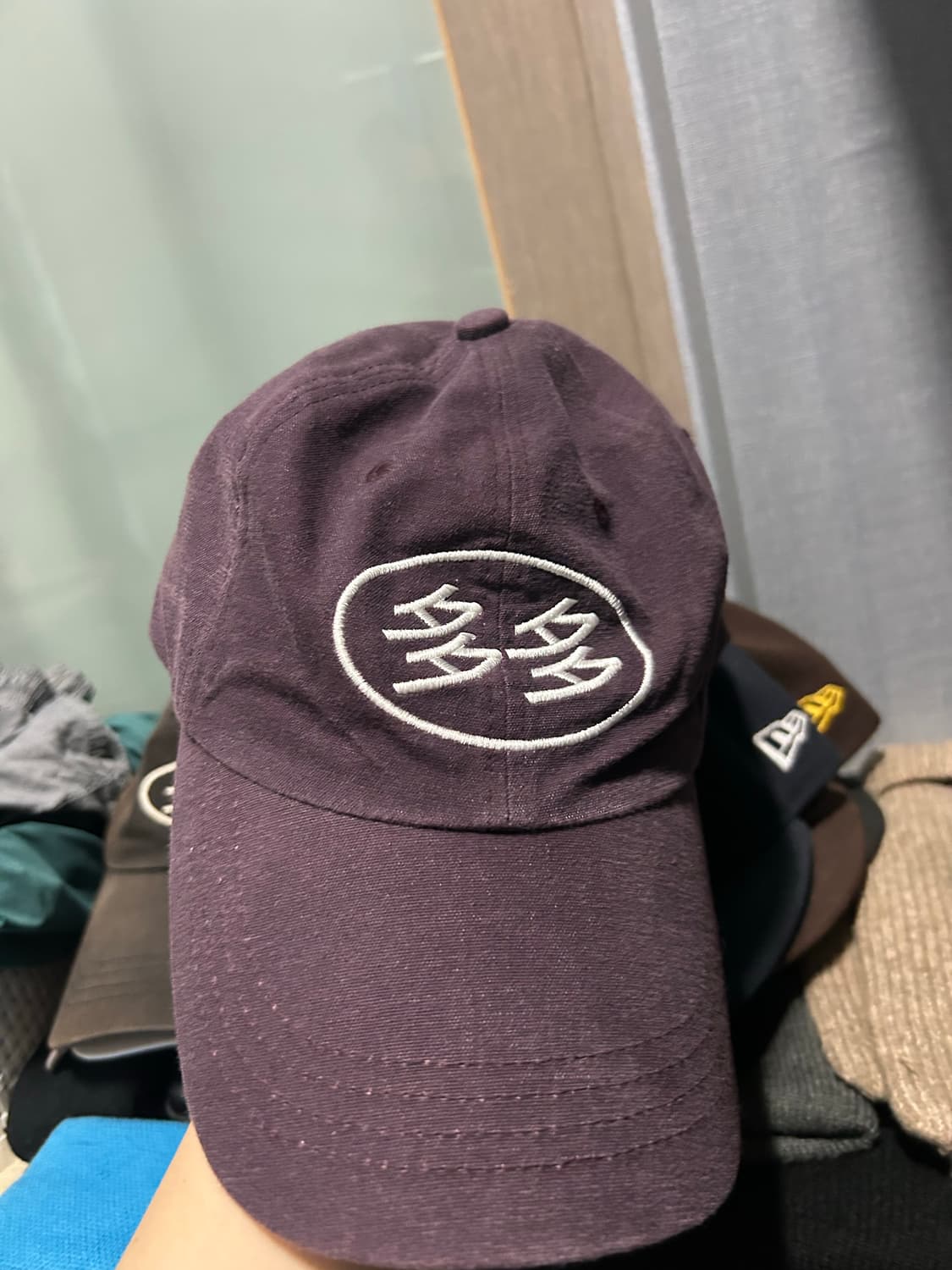 다다 로고 캡 퍼플 상품이미지2