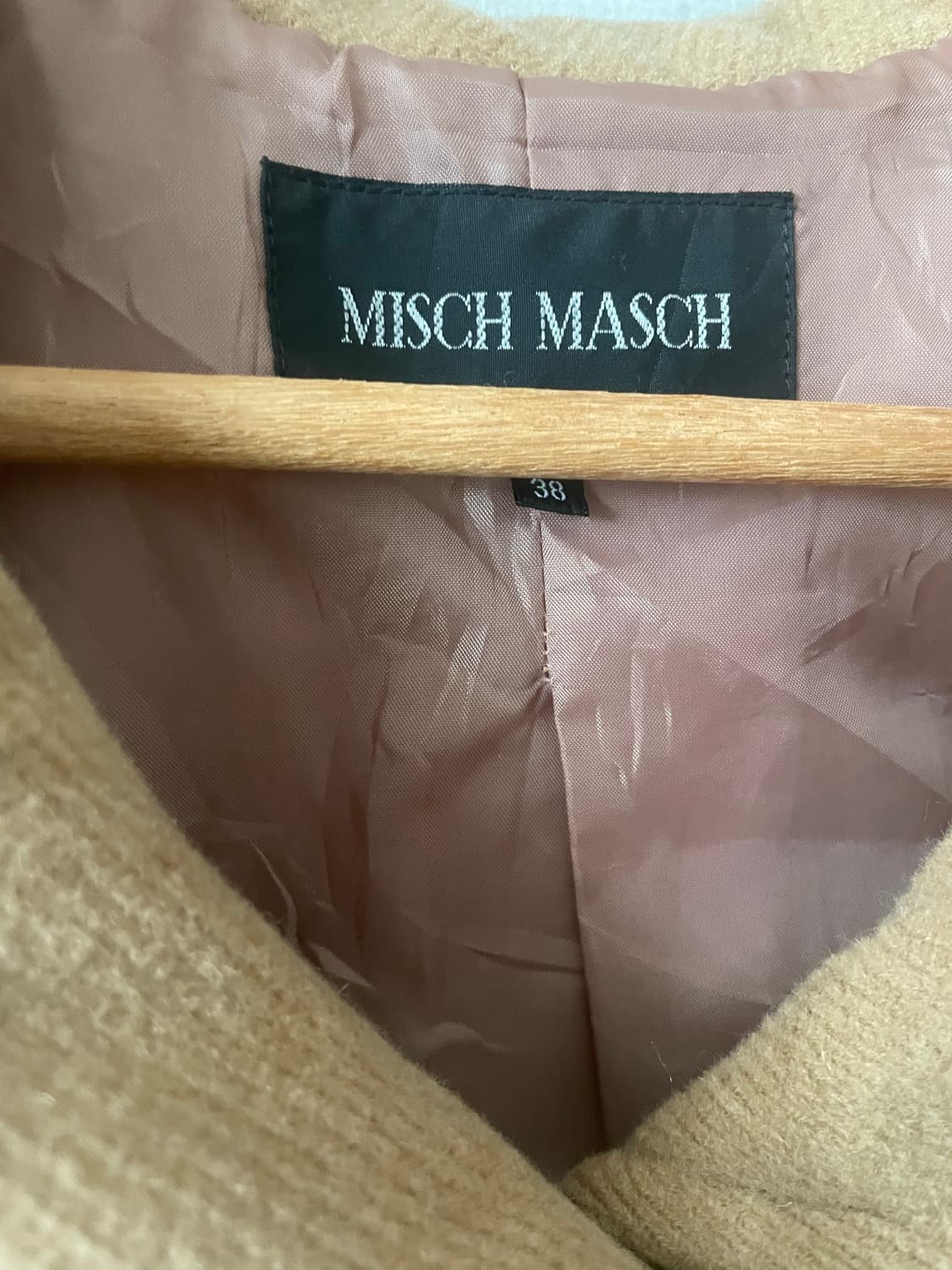 모리걸 빈티지 베이지 둥근카라 숏코트💛💗 상품이미지3