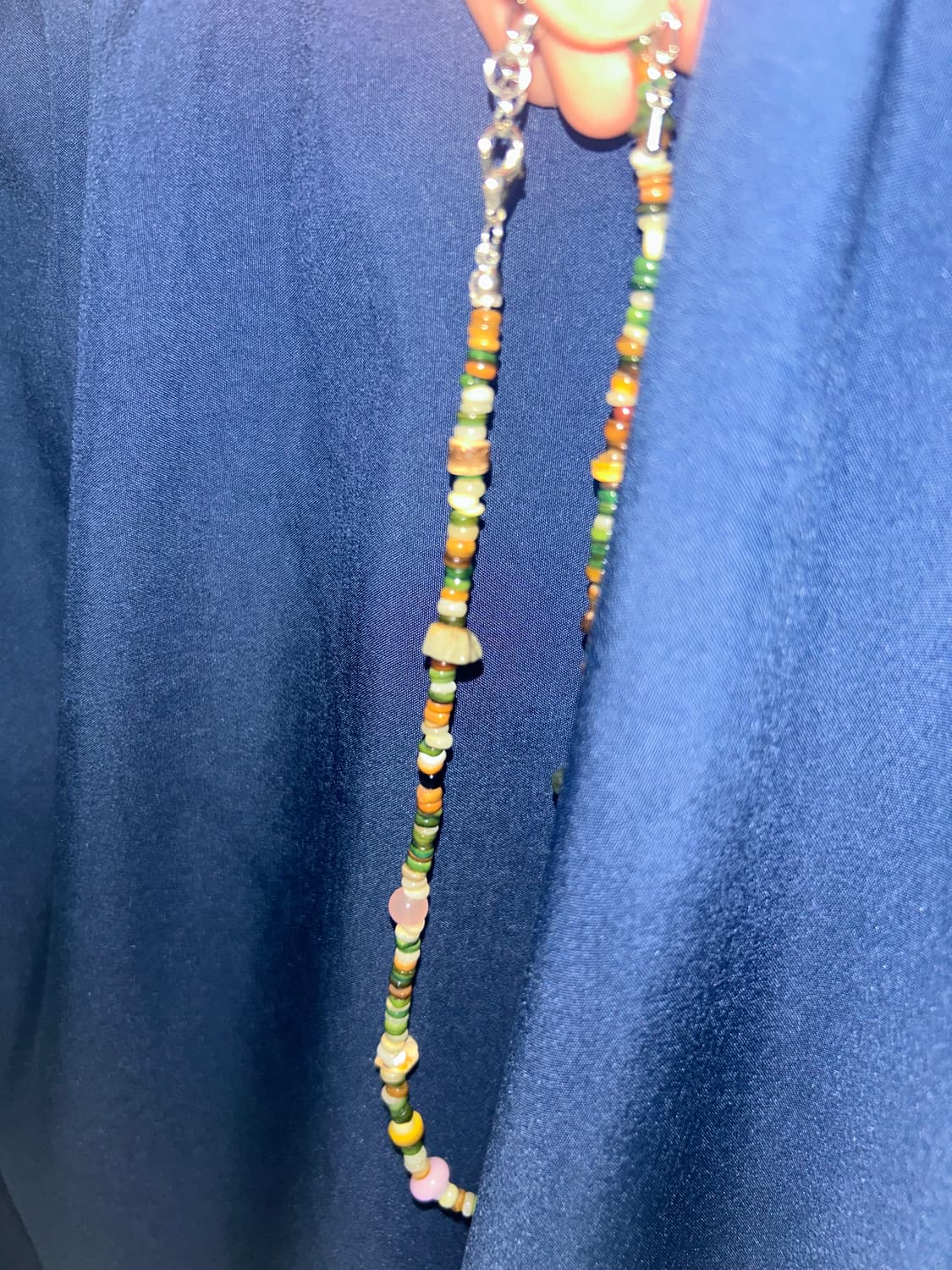 빈티지 비즈 우드 별 목걸이 / b wood star necklace 상품이미지3