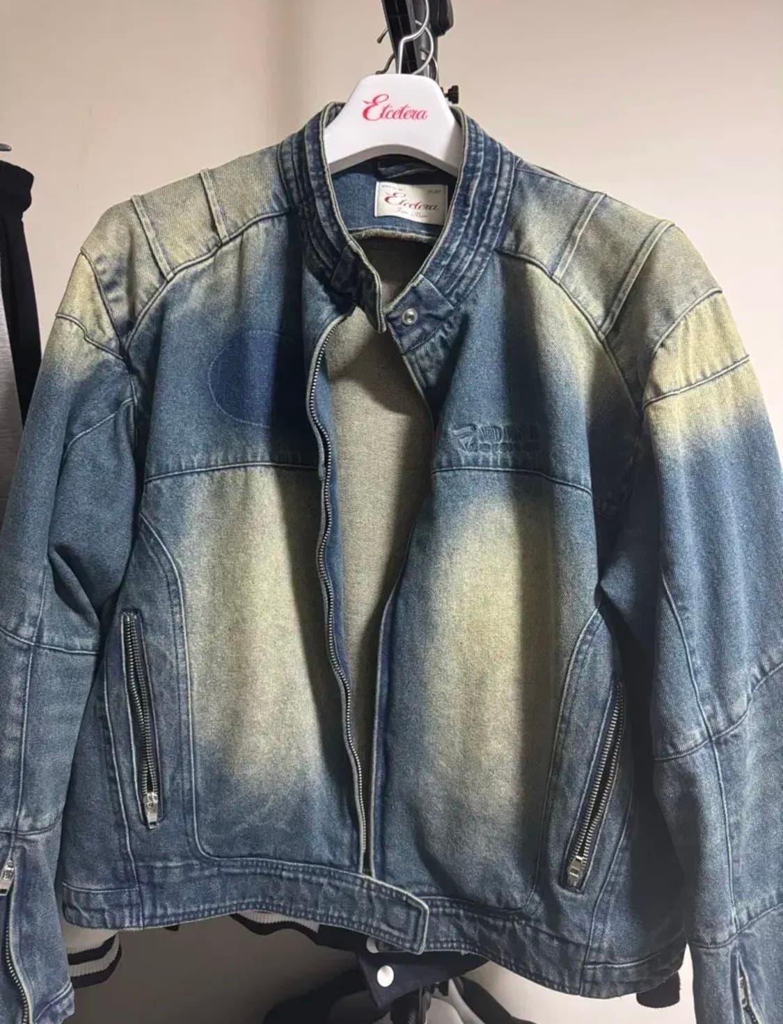 Etce 데님 레이서 자켓 상품이미지1