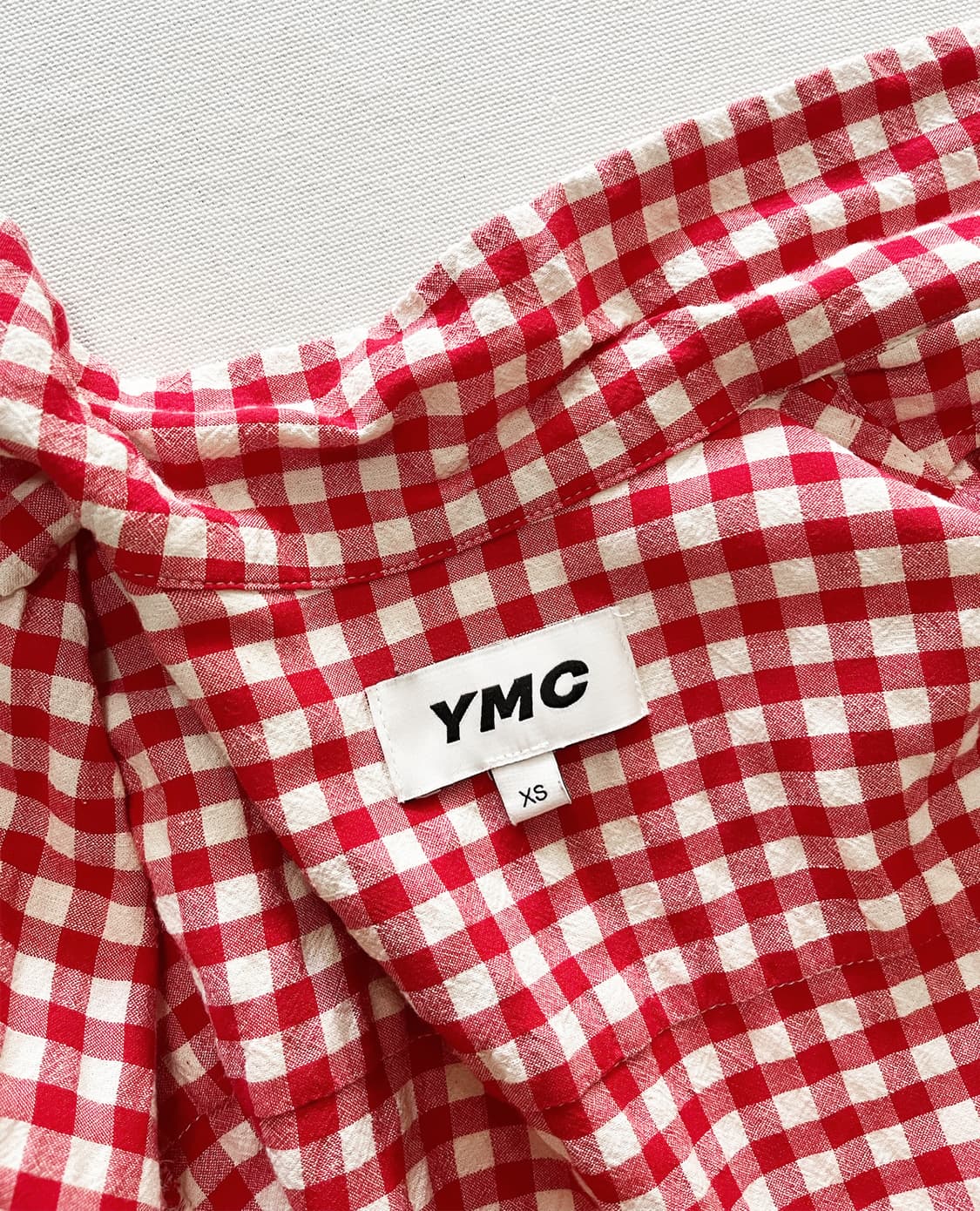 YMC red check shirt 상품이미지8