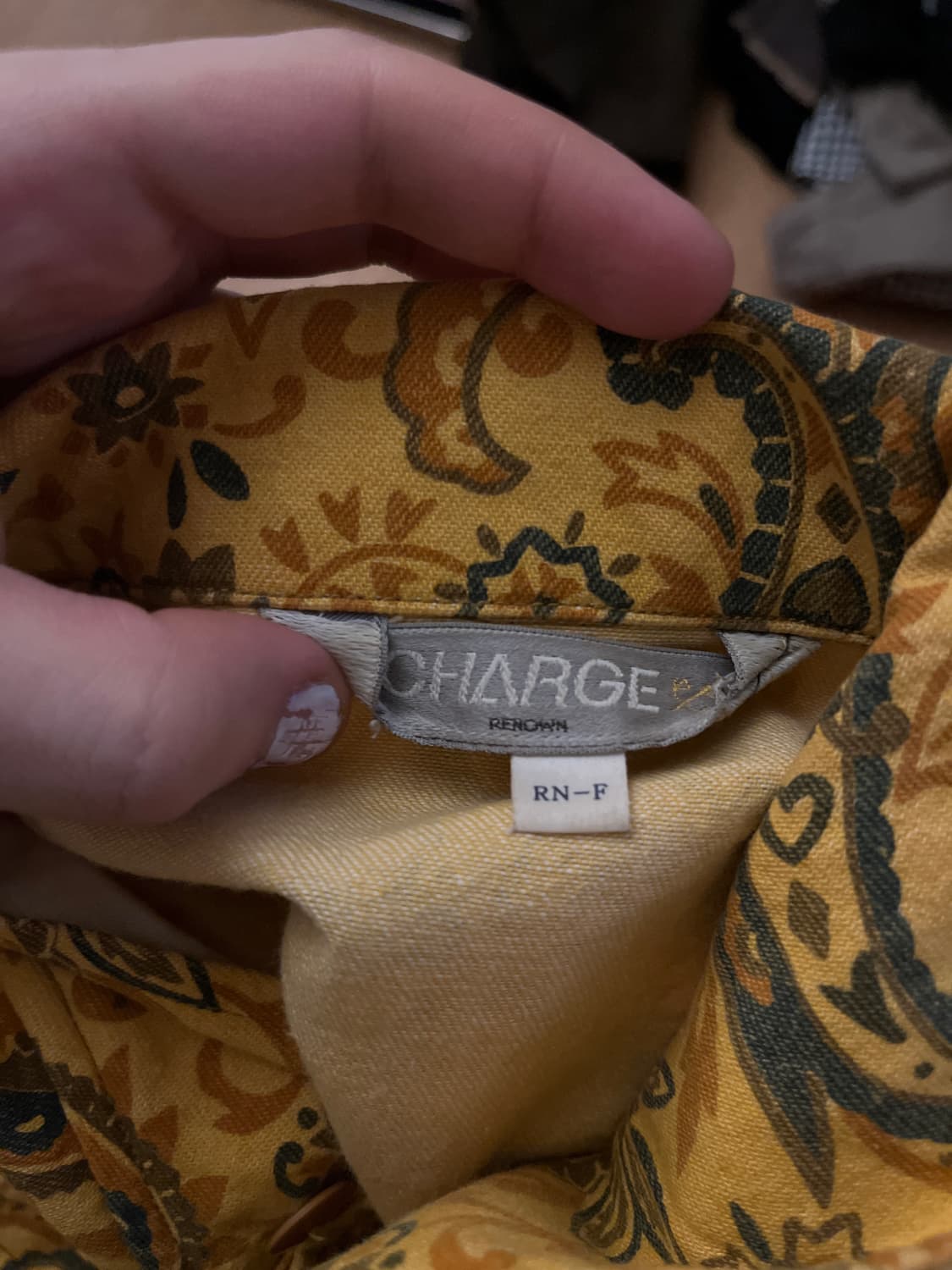 CHARGE RENOON 페이즐리 자켓 상품이미지4